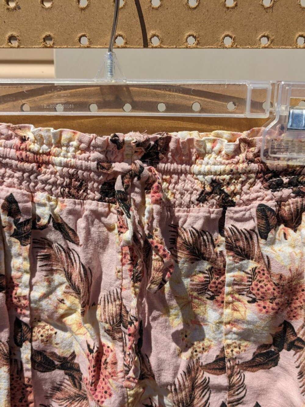 Time And Tru Tropical Floral Drawstring Shorts Sz S (4-6) **Fundraiser Item** - Picture 3 of 7